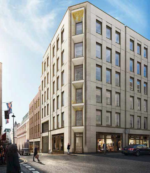 The completed building will offer 3,234m2 of office space in a prestigious location