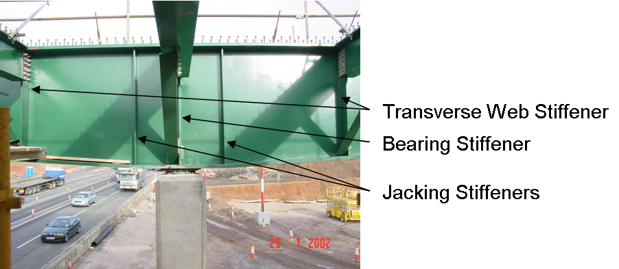 Transverse web stiffeners (Image courtesy of Arup)