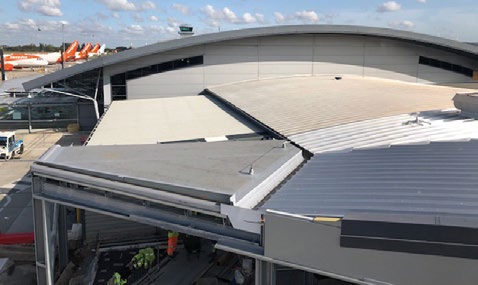 The extension is structurally independent from the existing terminal