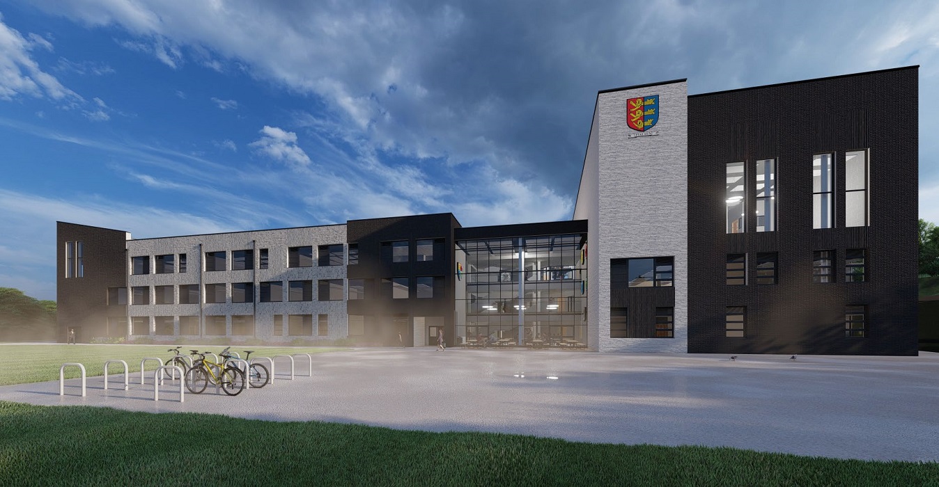 Visualisation of the completed school
