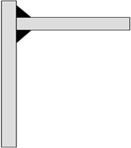 A fabricated weathering steel ‘angle’&lt;br&gt;&#39;&#39;(Image courtesy of Mabey Bridge Ltd.)&#39;&#39;