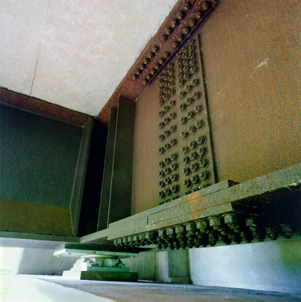 Typical bolted connection Dalscone Viaduct, Dumfries
