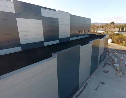 Steelwork contractor SRS also installed the cladding