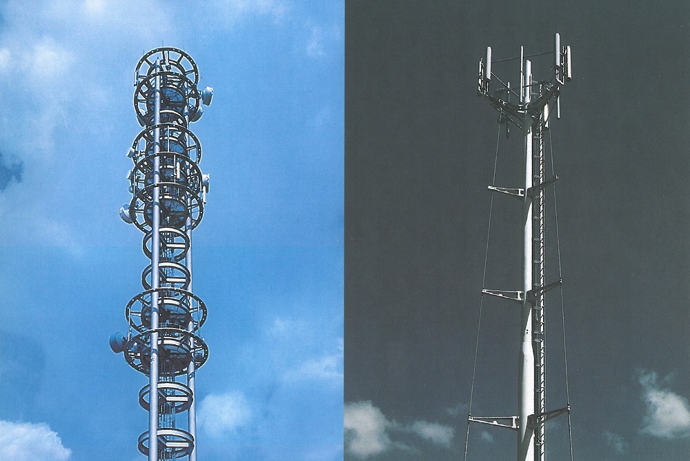 DC170 High-Capacity Switch Tower, DC140 Guyed Monopole