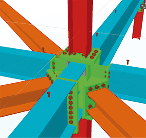 Example of node arrangement (Image courtesy of Caunton Engineering Ltd)