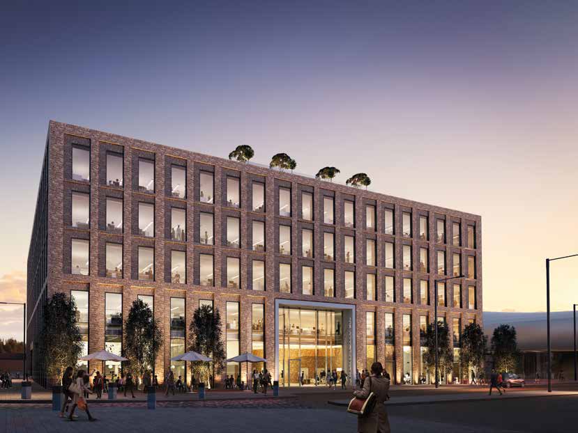 The building is located opposite the railway station