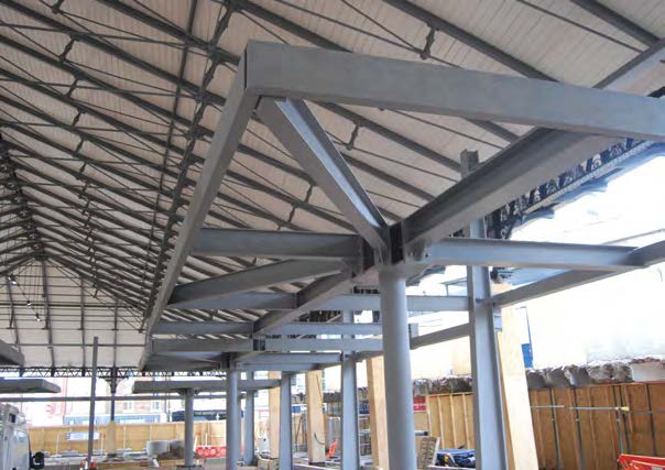 New steel-framed stalls will accommodate 32 traders