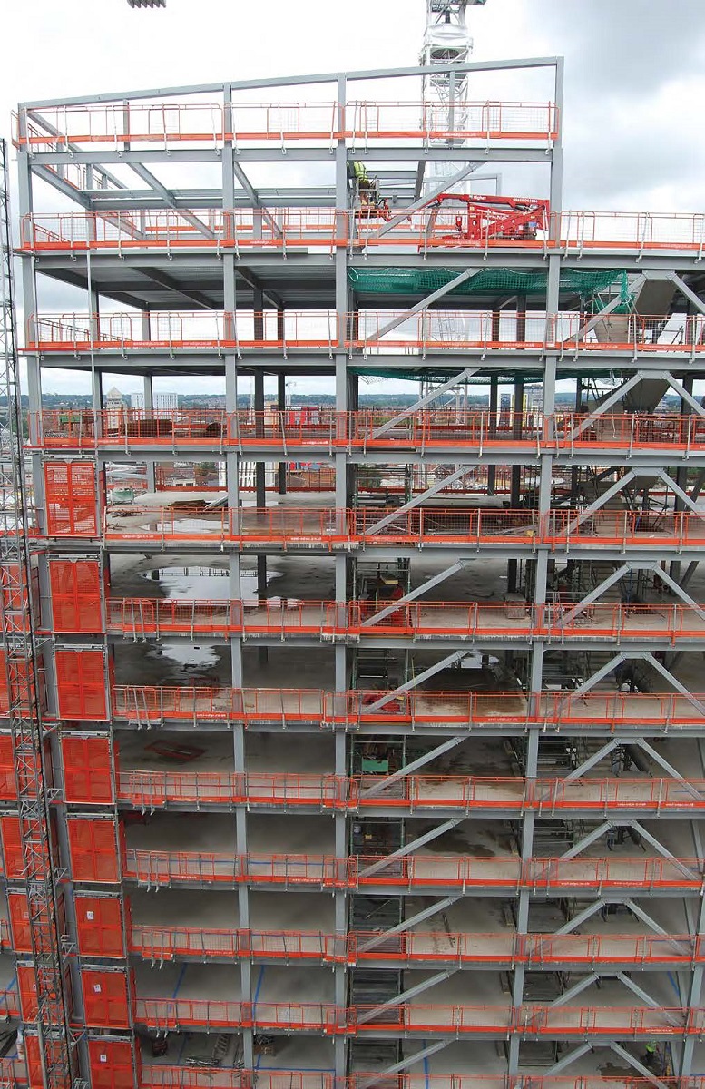 Steel has provided the required speed of construction