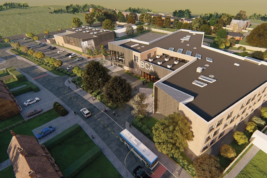 Visualisation of the completed school