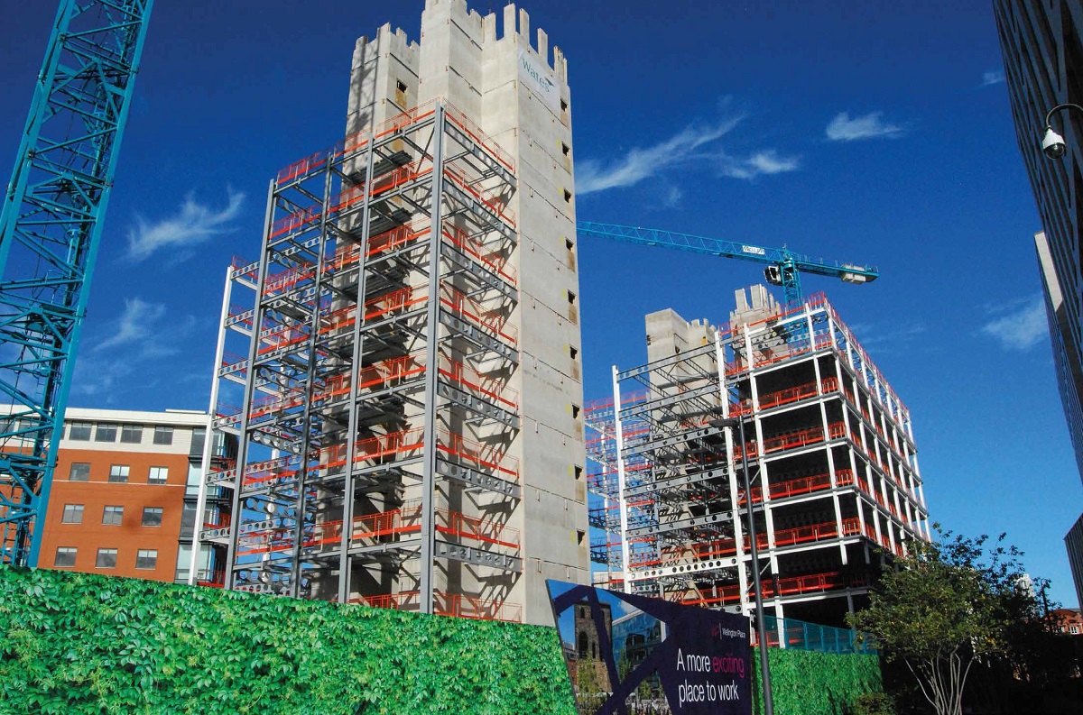 Structural steelwork is said to have limited the project's embodied carbon