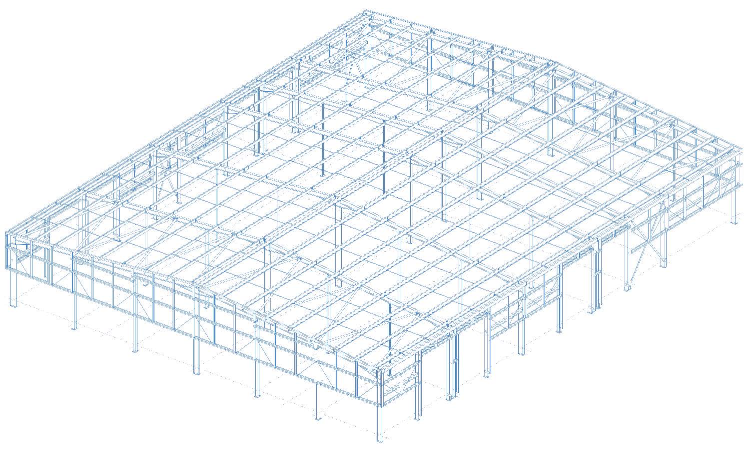 Model showing the largest of the project's units, block 2