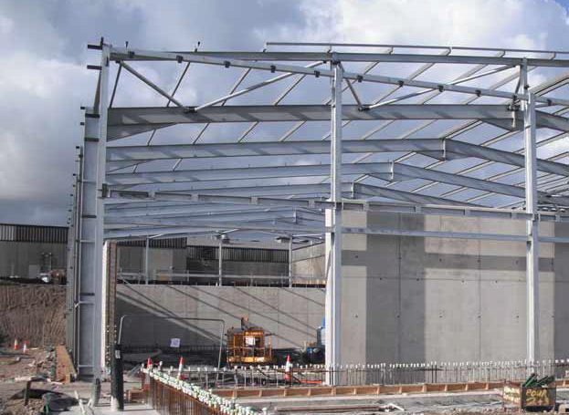 Border has erected 340t of structural steelwork