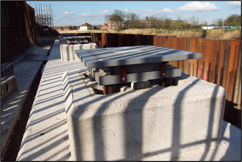 A typical bearing (Image courtesy of Mabey Bridge Ltd.)