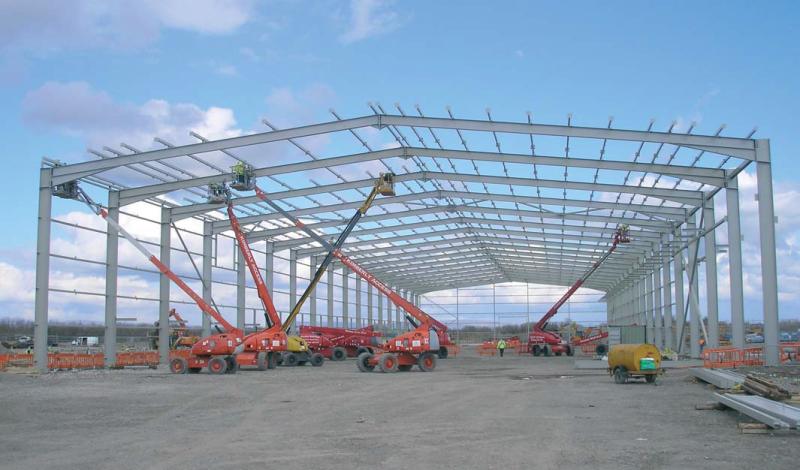 A typical low eaves industrial shed