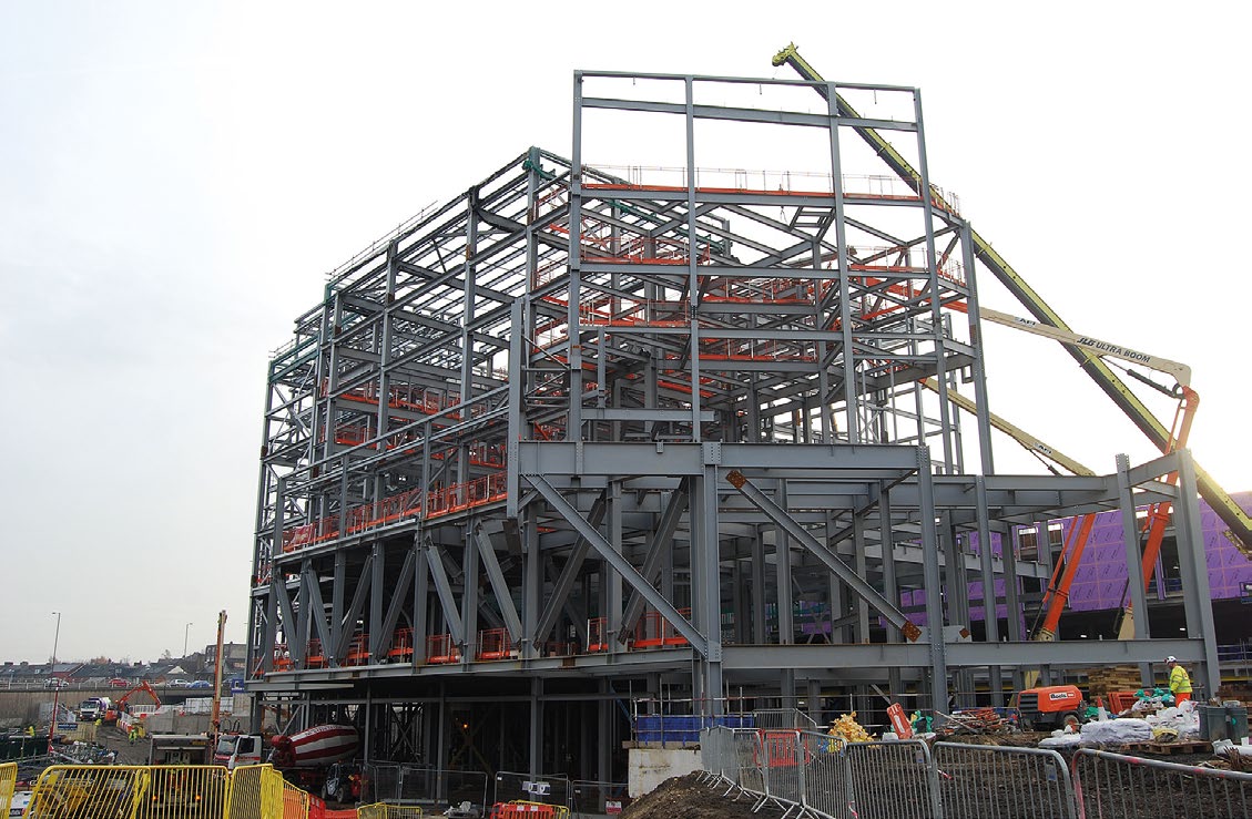The cinema block takes shape