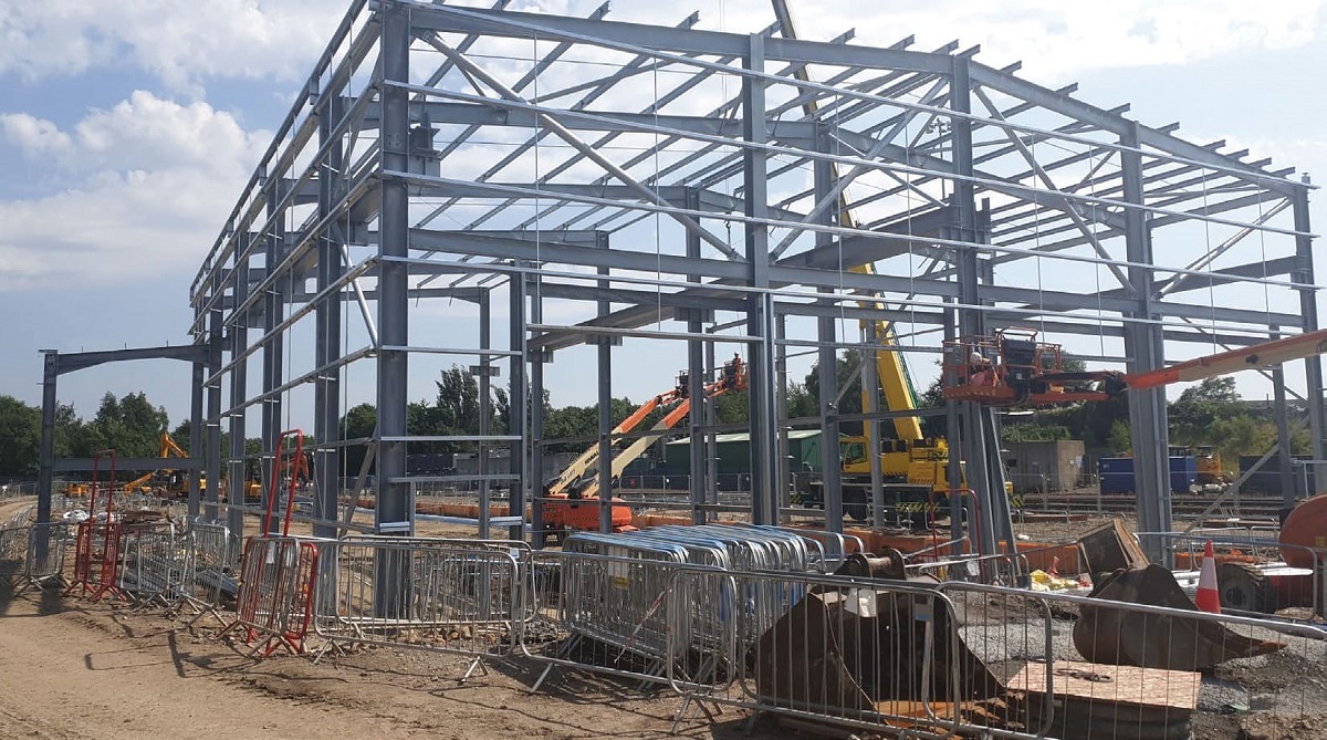 Coordination was key, as steelwork erection was completed while many other trades were also on site