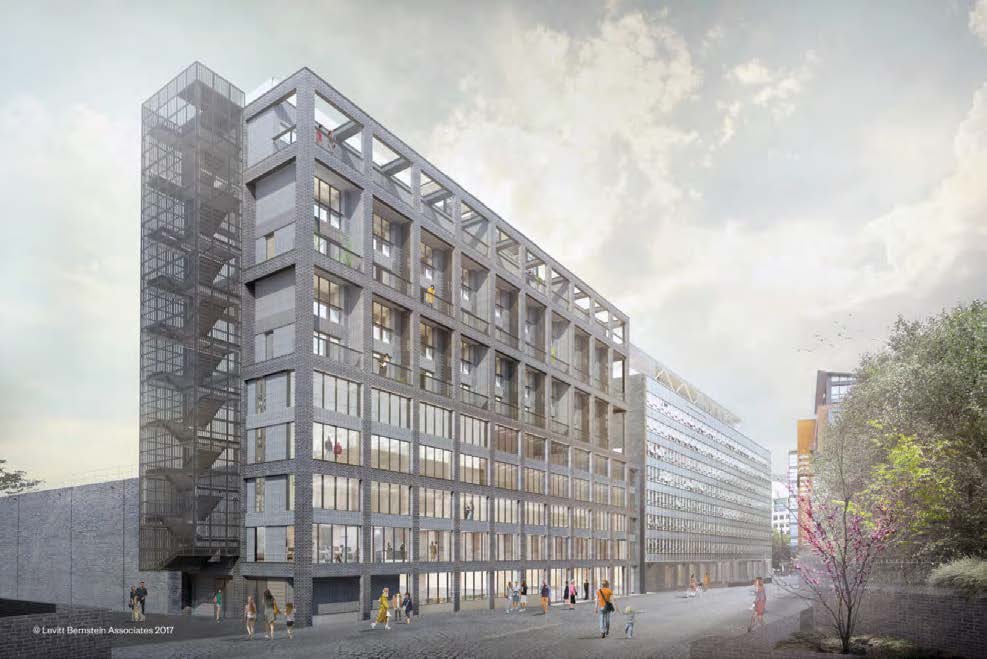 The office block is one of the initial parts of the much larger redevelopment of the former TV studios site