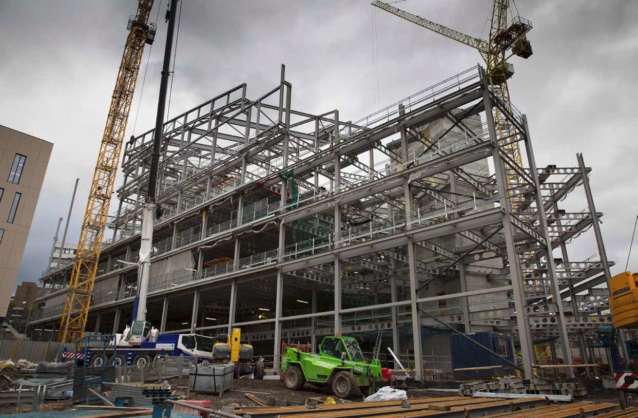 Flexibility was a key design requirement and one of the reasons why steel was chosen