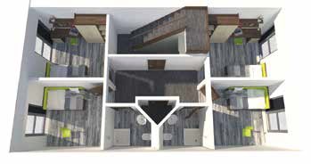 All rooms could be reconfigured in the future