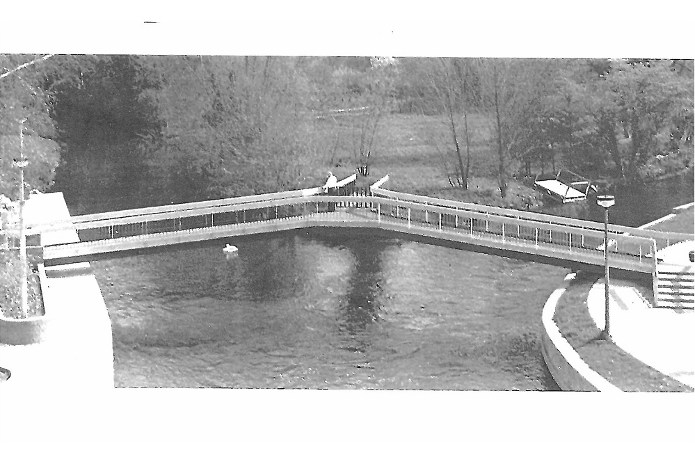 Footbridge, Riverside Shopping Precinct, Thetford
