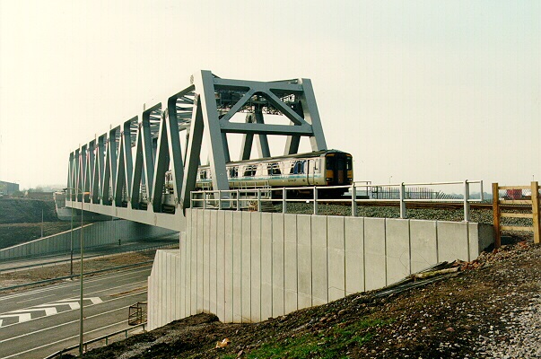 Brinnington Railway Bridge, Manchester