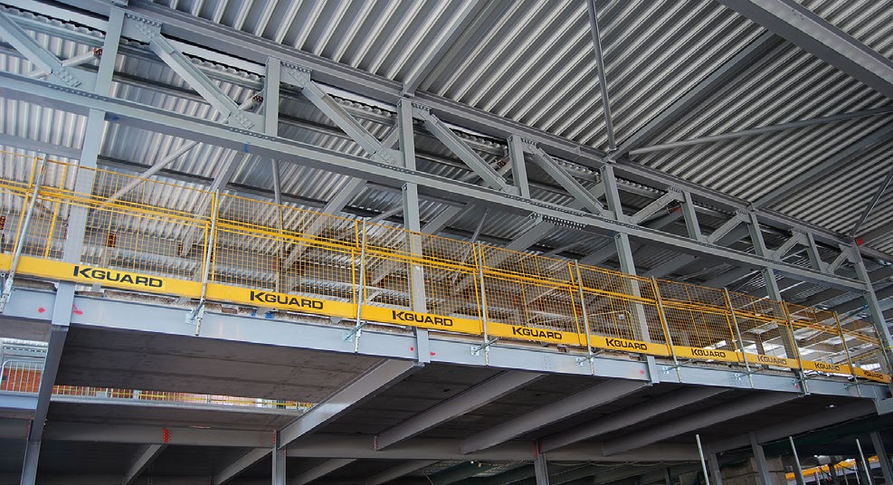 A large truss is positioned at one end of the pool hall, supporting the roof and part of the first floor