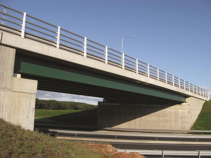 Typical medium span composite highway bridge A1, Appleyhead