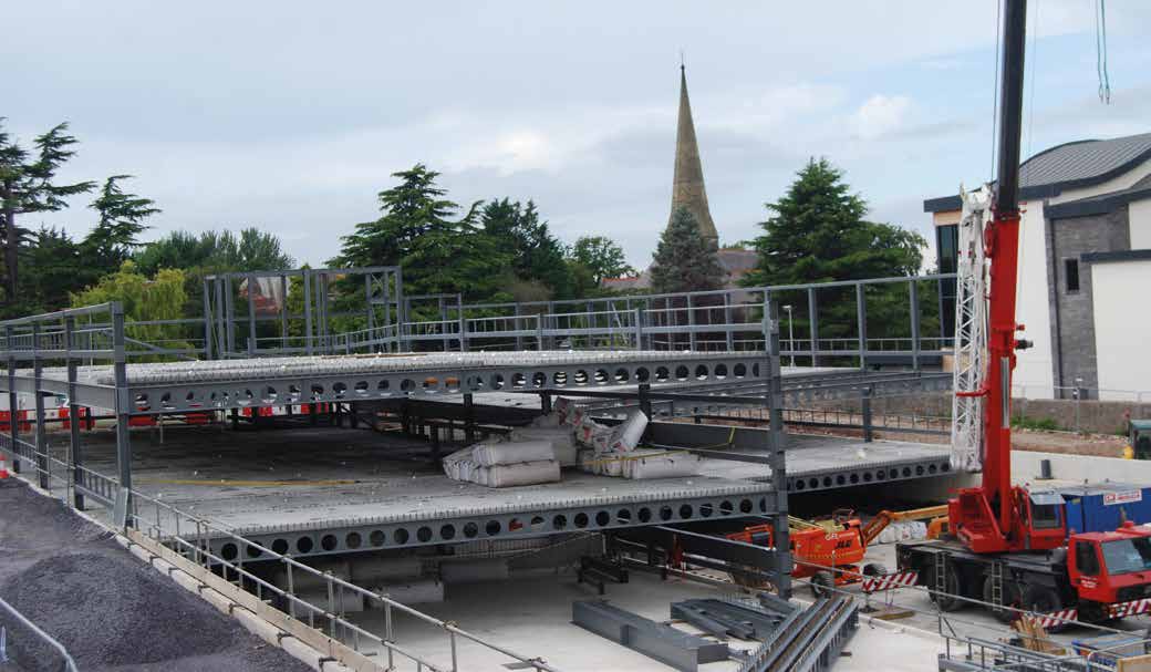 Cellular beams offered the most efficient solution for the car park