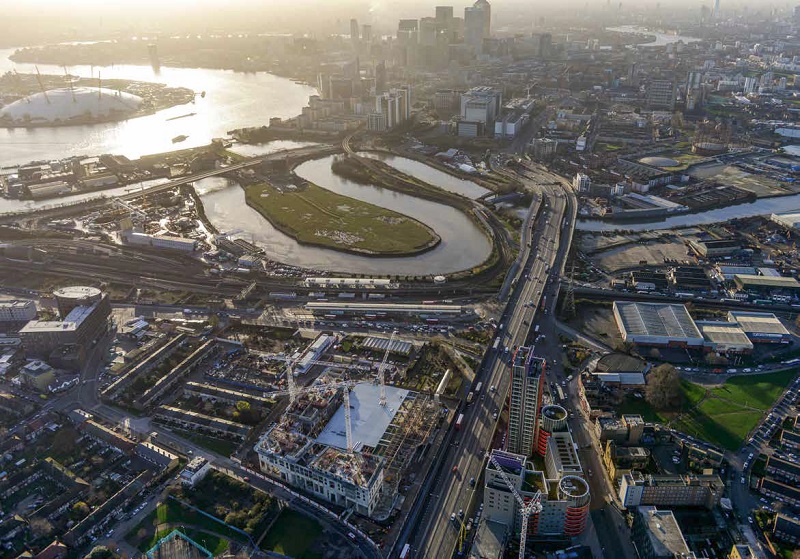 The project forms part of a much larger regeneration scheme for east London