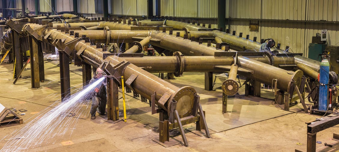 Fabrication of the trusses