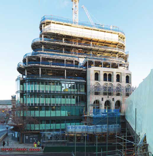 The Portland stone clad gatehouse will help restore Holborn Viaduct to its original design