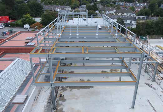 Steel was chosen for its flexibility