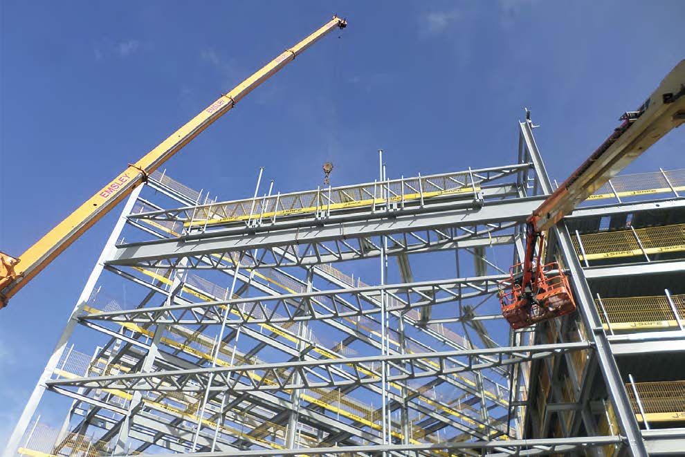 Having previously erected the adjacent stand, this is the second project Caunton Engineering has undertaken at Leicester Tigers Welford Road ground