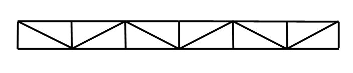 Modified Warren truss