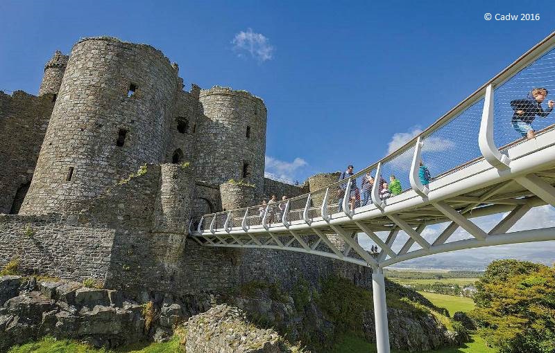 Harlech Castle Footbridge