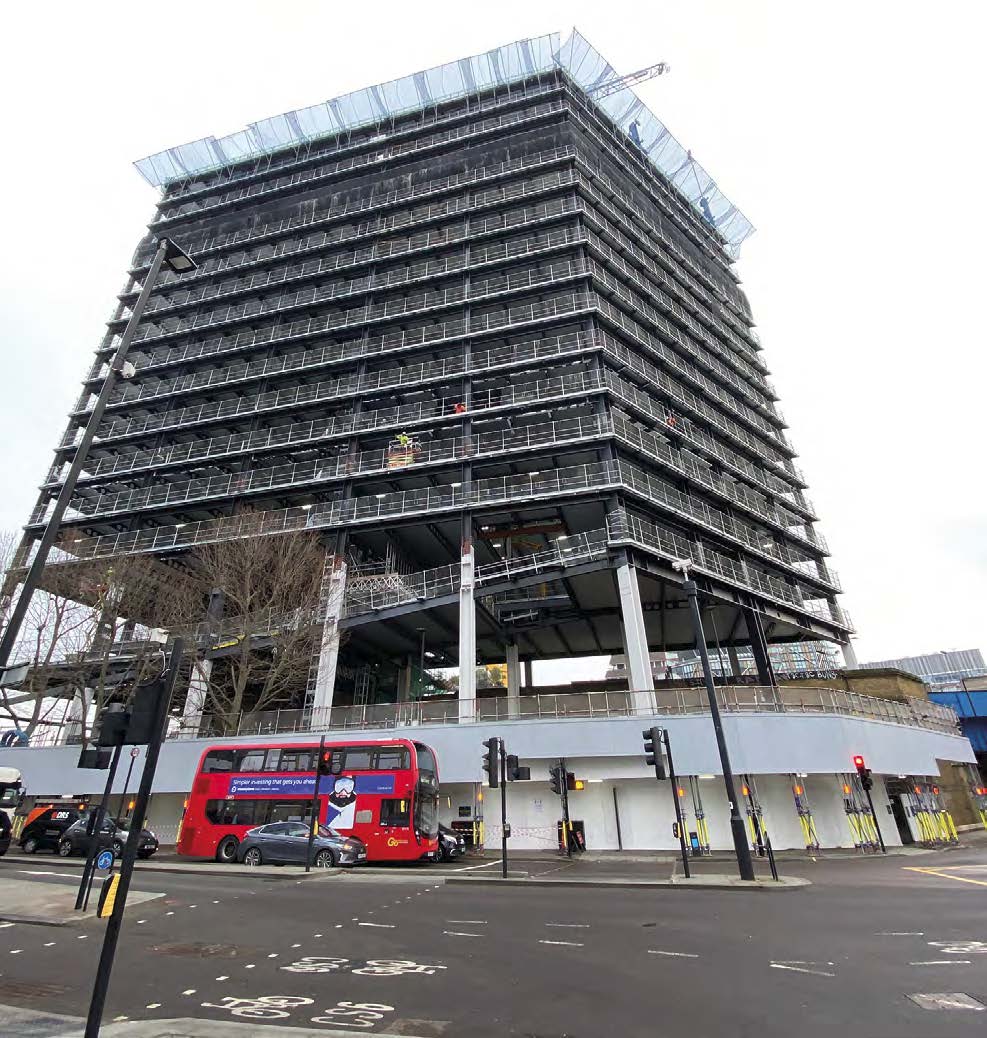 A steel-framed option for Arbor was chosen as it offered the most efficient construction solution