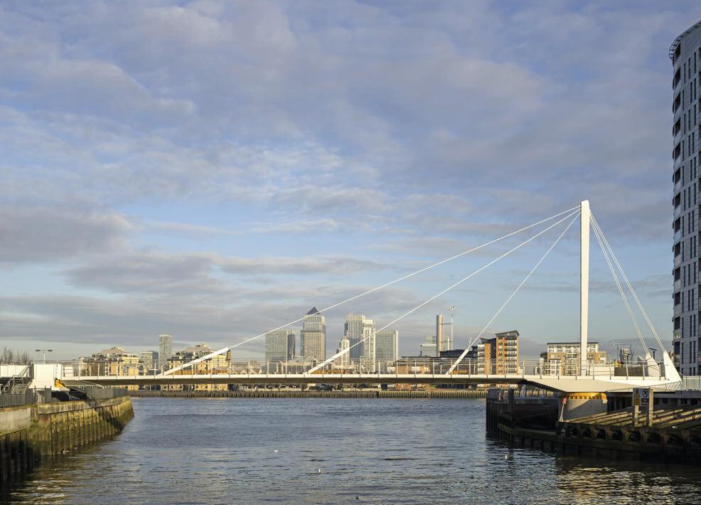Greenwich Reach Swing Bridge, London