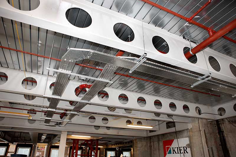 Service integration on cellular beams