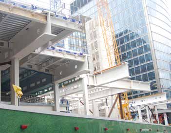 1 London Wall Place’s cantilevers are up to 8m long