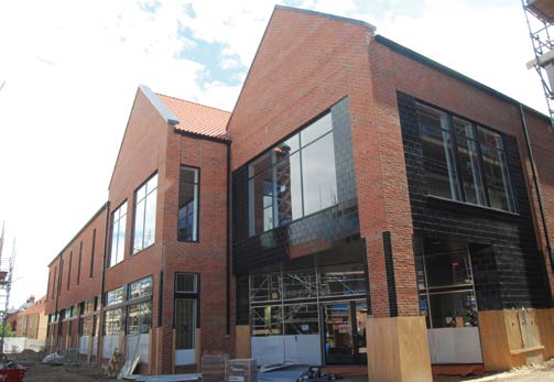 The two-level Debenhams anchor store