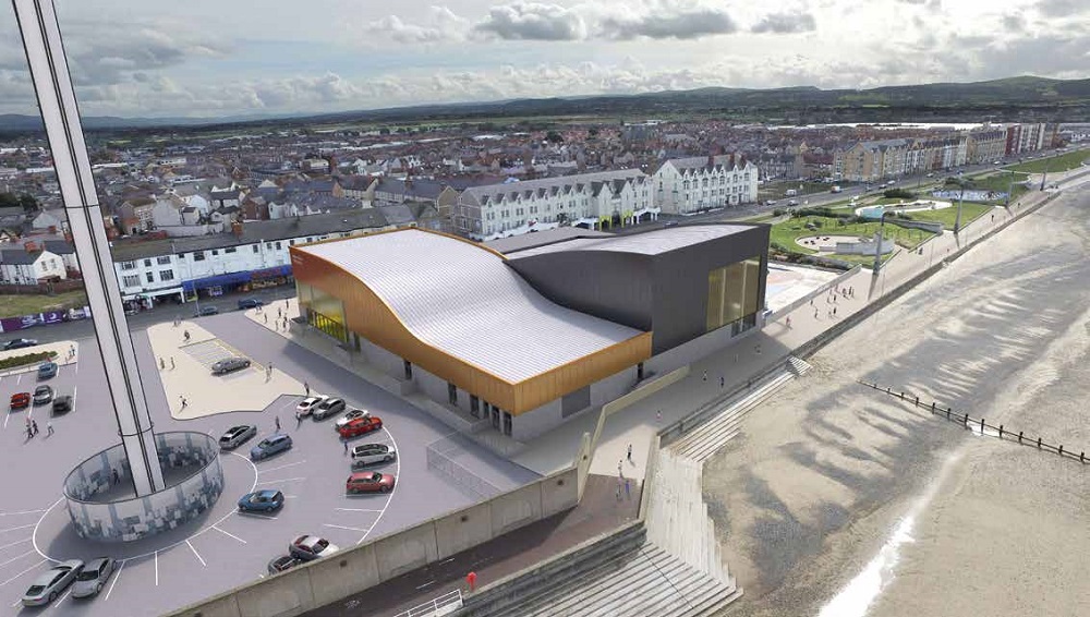 The facility will sit in the middle of a redeveloped seafront