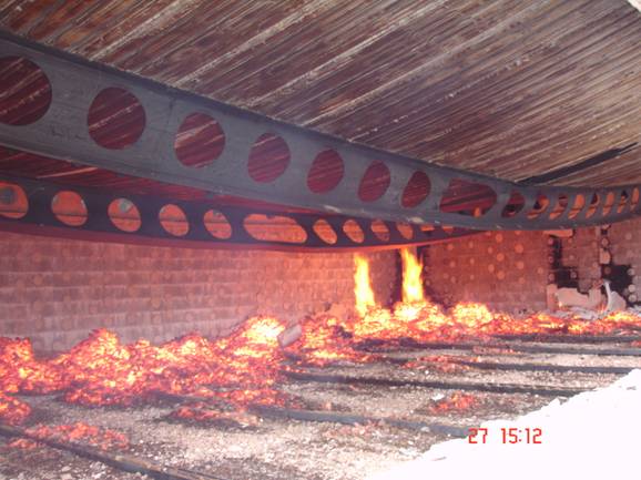 Large-scale natural fire test on cellular beams