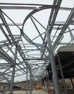 The school’s atrium  takes shape
