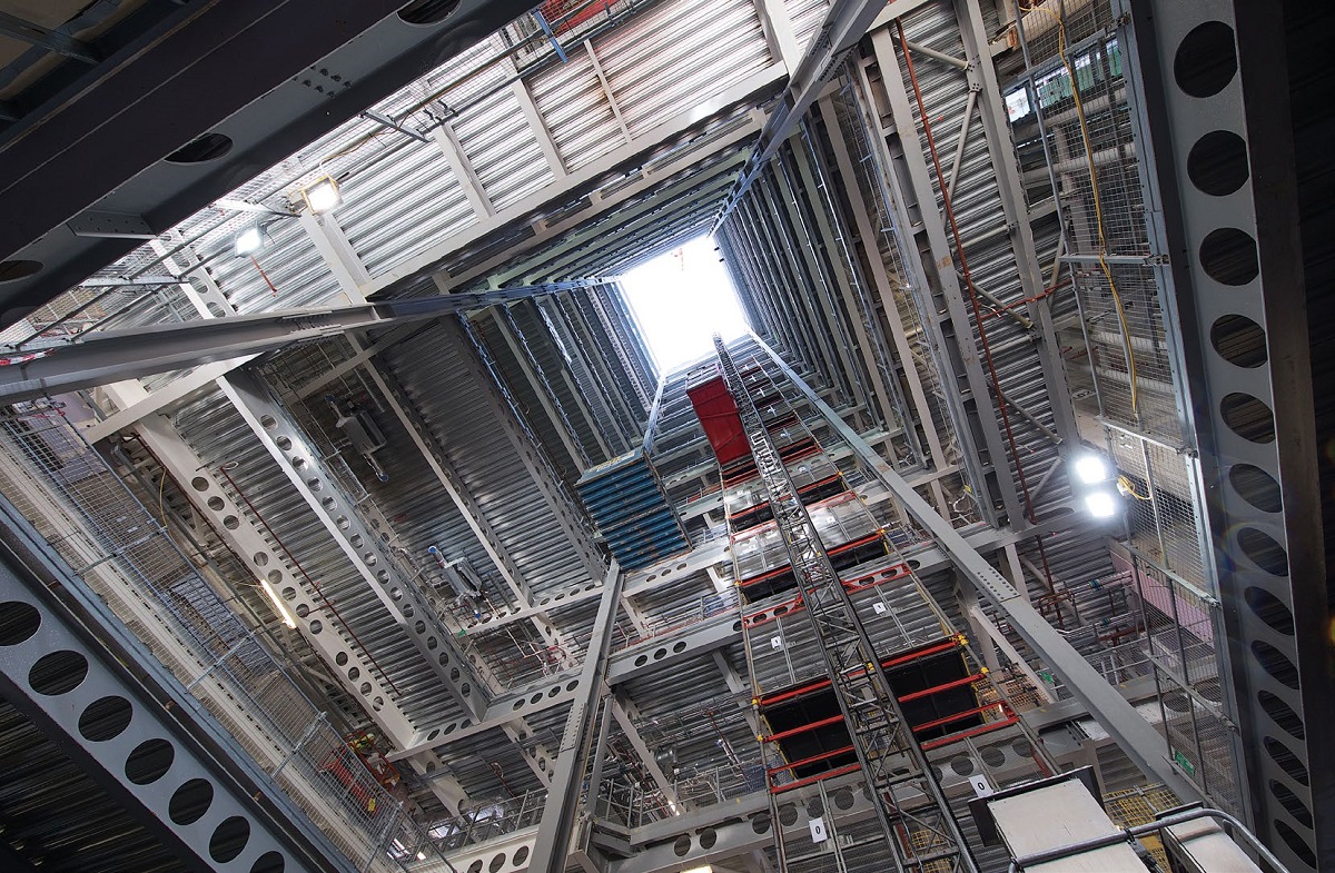 The structure has a large central atrium that will have a glazed roof