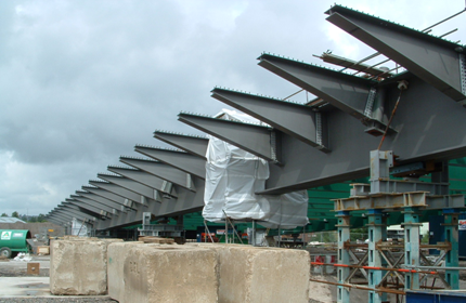 I-section tie beam