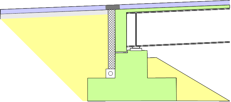 Semi integral abutment