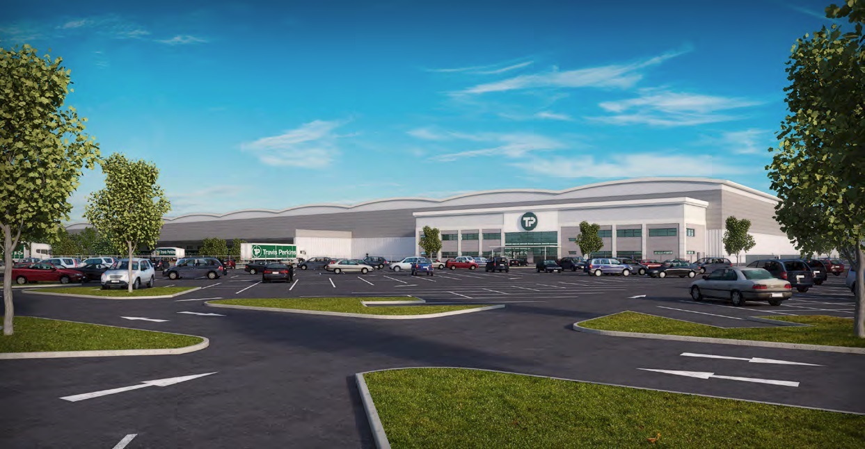 Visualisation of the finished building