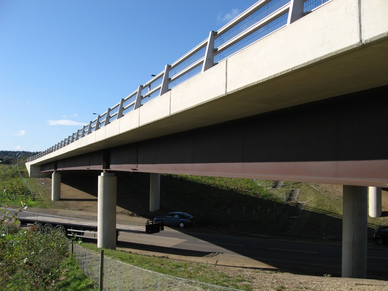 Integral bridge at A34/M4 Junction 13, Chieveley