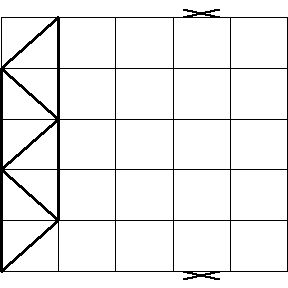 Typical floor bracing arrangement
