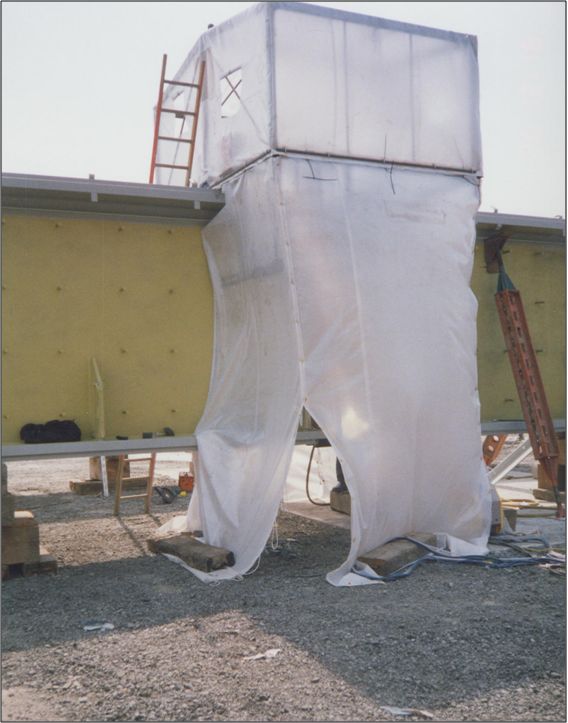 Weather protection needed for site welding&lt;br/&gt;&#39;&#39;(Image courtesy of Mabey Bridge Ltd.)&#39;&#39;